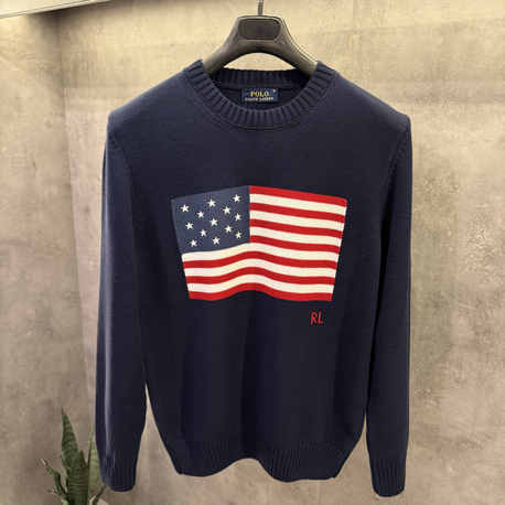 RL Premium American Flag Kazak Lacivert