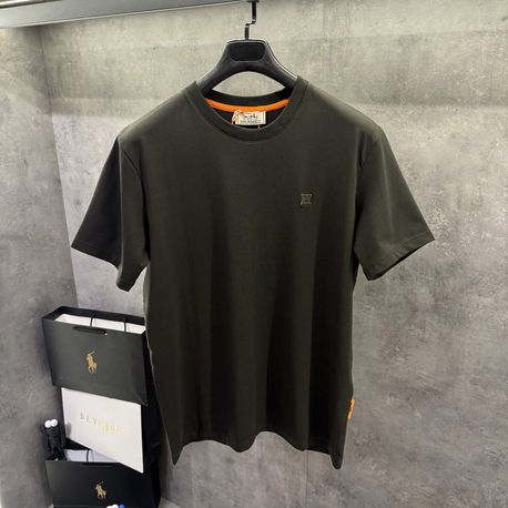 Hermes Ss’26 Premium Haki Yeşil Tişört