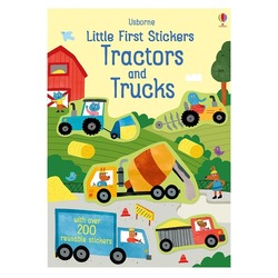 USBORNE - Little First Stickers Tractors And Trucks