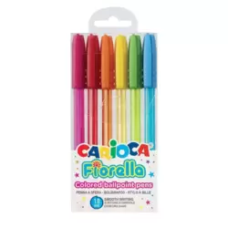 Carioca Tükenmez Kalem Fiorella 6 Renk