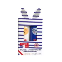 INUWET - BAUMES A LEVRES COFFRET DUO GLITTER PARIS LIP BALM SETI