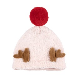 MAMINO - Ponponlu Peluş Şapka