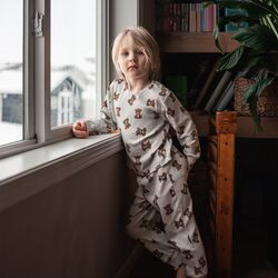 Antebies - Minik Ayılar Uzun Kollu Pijama Takımı
