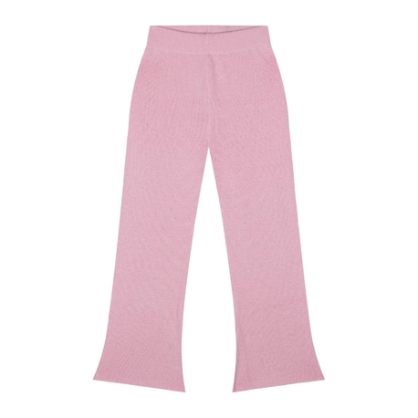 antebies Pembe İspanyol Paça Triko Tayt