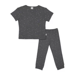 ANTEBIES - Gece Işıkları Kısa Kollu Pijama Takımı