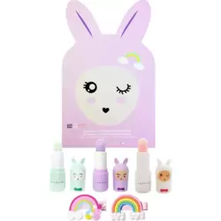 INUWET BOITE DELUX PAPER BUNNY - 3'LÜ LIP BALM VE TOKA SETI