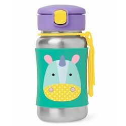 Skip HopZoo Paslanmaz Çelik Pipetli Suluk-Unicorn