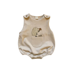 Auntie me Organik Pamuk Hedgehog Balon Tulum