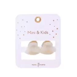 Mini & Kids - Mini Kalp Kemik Toka - Bej