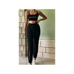 JOGGER BASKILI EŞOFMAN TAKIMI