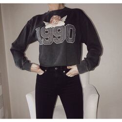 ORJİNAL BERSHKA MARKA CROP SWEATSHİRT