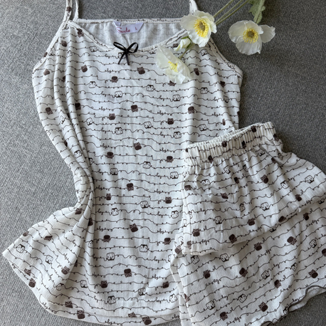 M&S Askılı Pijama Takımı