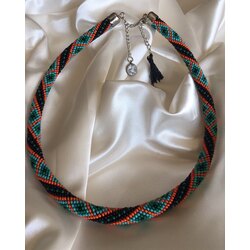 Kilim Desen Bohem Kolye 