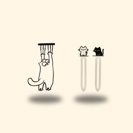 Kedi Temalı Avantajlı Ayraç Seti | BookyFancy