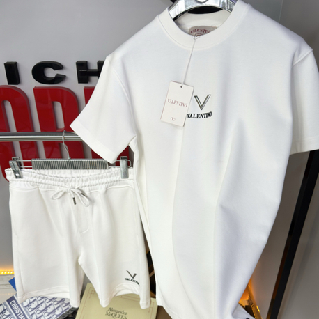 VALENTİNO PREMIUM LOGO BASKI T-SHIRT ŞORT TAKIM code:00174