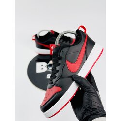 NİKE COURT BOROUGH LOW 2 BLACK-RED
