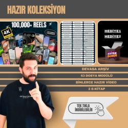 100.000+ Reel Master Kütüphanesi 