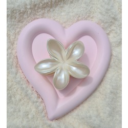 İNCİ BEYAZI LOTUS TOKA 8CM