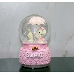 Hello Kitty Işıklı Müzikli Kar Küresi 