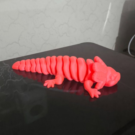 Hareketli Axolotl (Semender) - Eklemli Masaüstü Aksesuarı