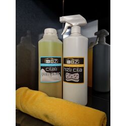Hızlı Cila (1000ml) + Cilalı Şampuan (1000ml) + Kadife Kurulama Bezi