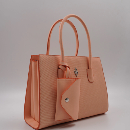 Soft Coral Tote Çanta