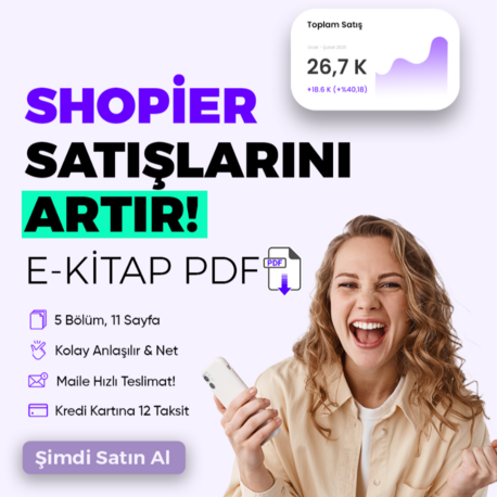 Shopier Satışlarını Artır – E-Kitap