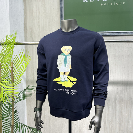 Ralph Lauren Polo Bear Premium Sweatshirt – Double Face Kumaş, Comfort Fit 