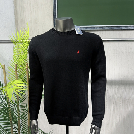 Ralph Lauren %100 Pamuk Triko Kazak – Yumuşak Dokulu, Comfort Fit, Premium