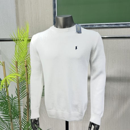 Ralph Lauren %100 Pamuk Triko Kazak – Yumuşak Dokulu, Comfort Fit, Premium