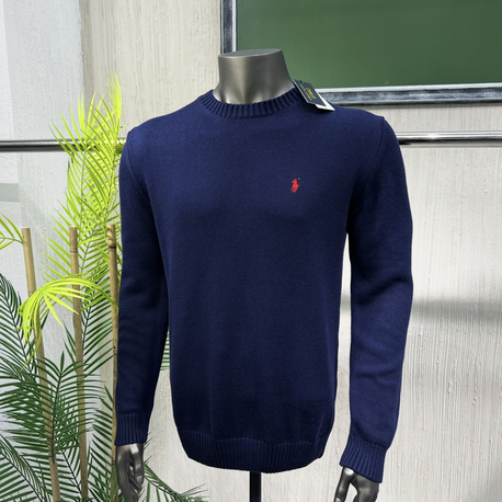 Ralph Lauren %100 Pamuk Triko Kazak – Yumuşak Dokulu, Comfort Fit, Premium