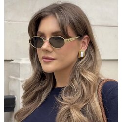 Celine Triomphe Gold 01CL 40235U 