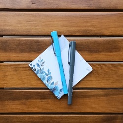 Blue Spring Notepad