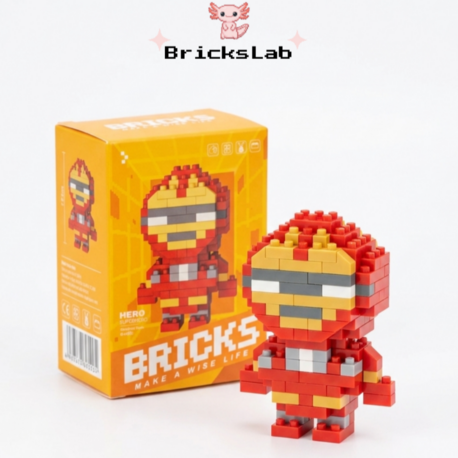 Mini Bricks Iron Man Figürü – Marvel Koleksiyon Serisi