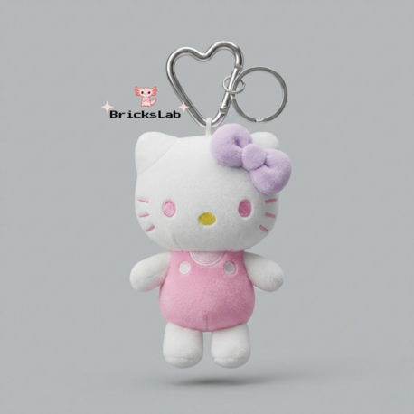 Hello Kitty Peluş Anahtarlık – Lavender Kitty