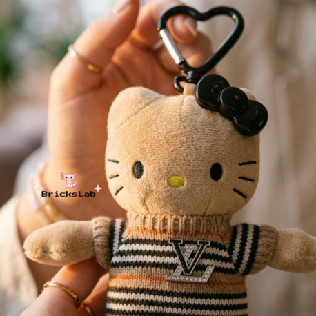 Hello Kitty Peluş Anahtarlık – Mocha Luxe