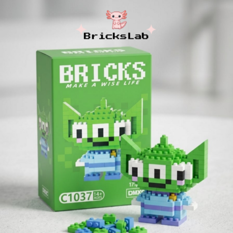 Toy Story Alien Mini Bricks Yapım Seti 171 Parça Koleksiyonluk Figür