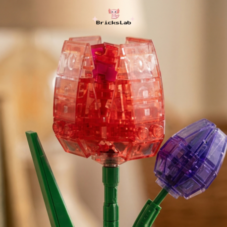 Lego Lale Çiçek Yapım Seti – Dekoratif Yapay Çiçek Modeli