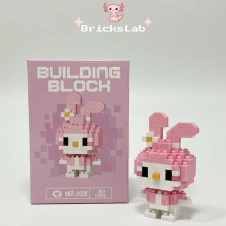 My Melody Hello Kitty 3D Puzzle Figür Seti
