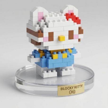 Hello Kitty Mini Bricks Figür – Mavi