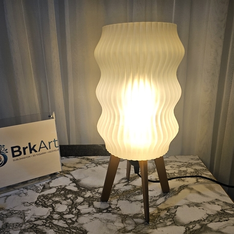 3D Baskı Premium Tasarım Abajur