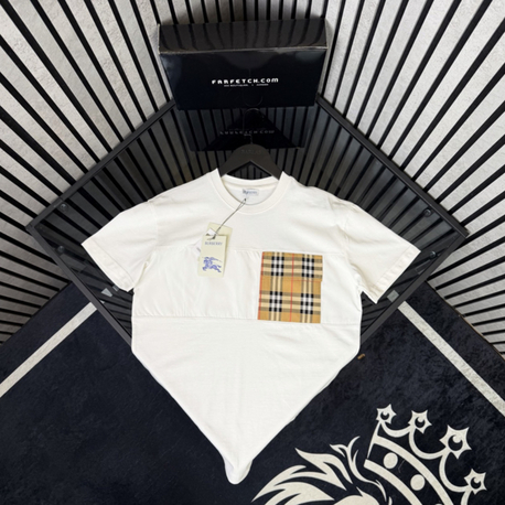 BURBERRY PARAŞÜT VE CEP DETAY PREMİUM T-SHIRT