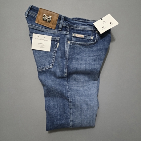 Erkek Slim Fit Kot Pantolon CKMJ