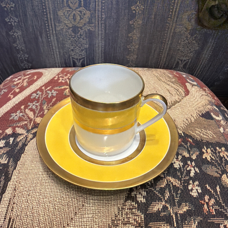 Limoges 24k altın iş fincan