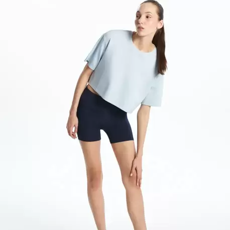 XSIDE ACTIVE Lacivert Beli Lastikli Kadın Spor Tayt