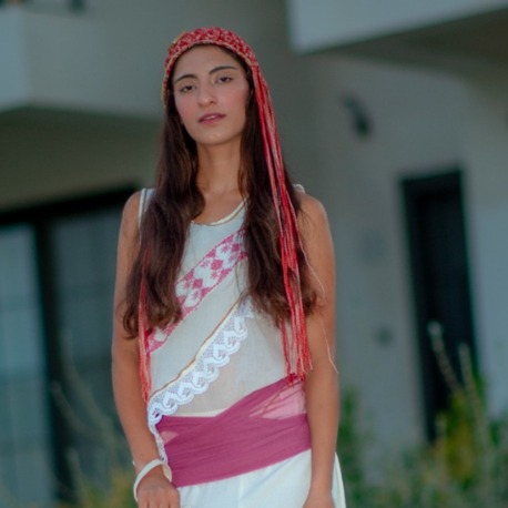 El İşçiliği Crop Bluz