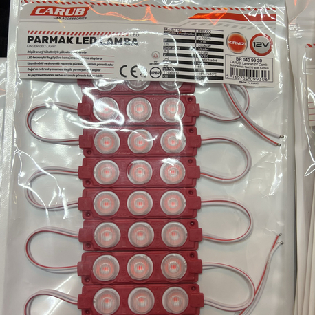 Parmak led kırmızı adet