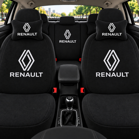 Renault logolu 8 parça servis kılıfı siyah