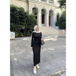 Pera dress siyah