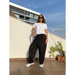 Keten siyah pantolon